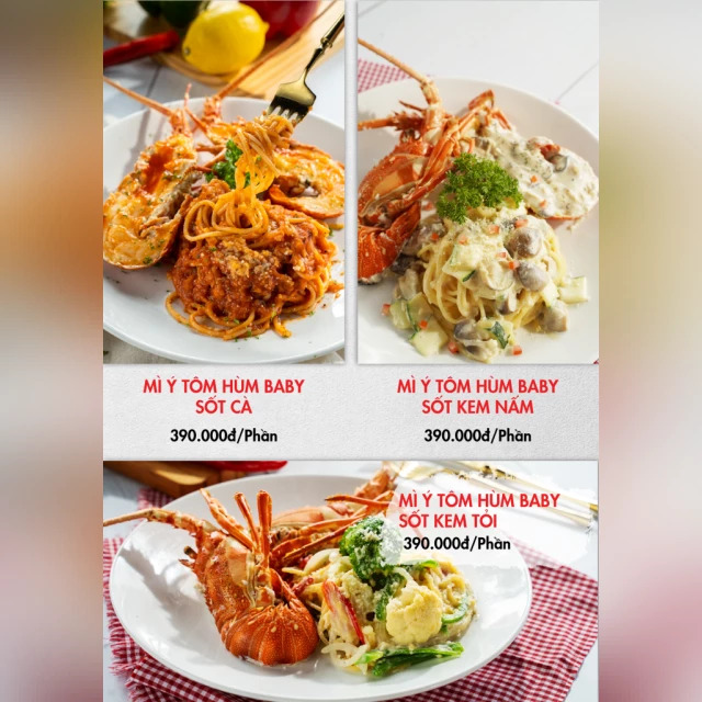 menu lobster bay