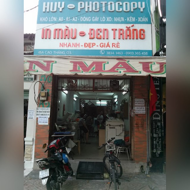 Cửa hàng photocopy kỹ thuật số Huy