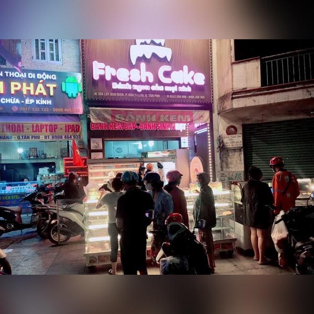 Tiệm BÁNH KEM Fresh Cake gần quận Tân Phú
