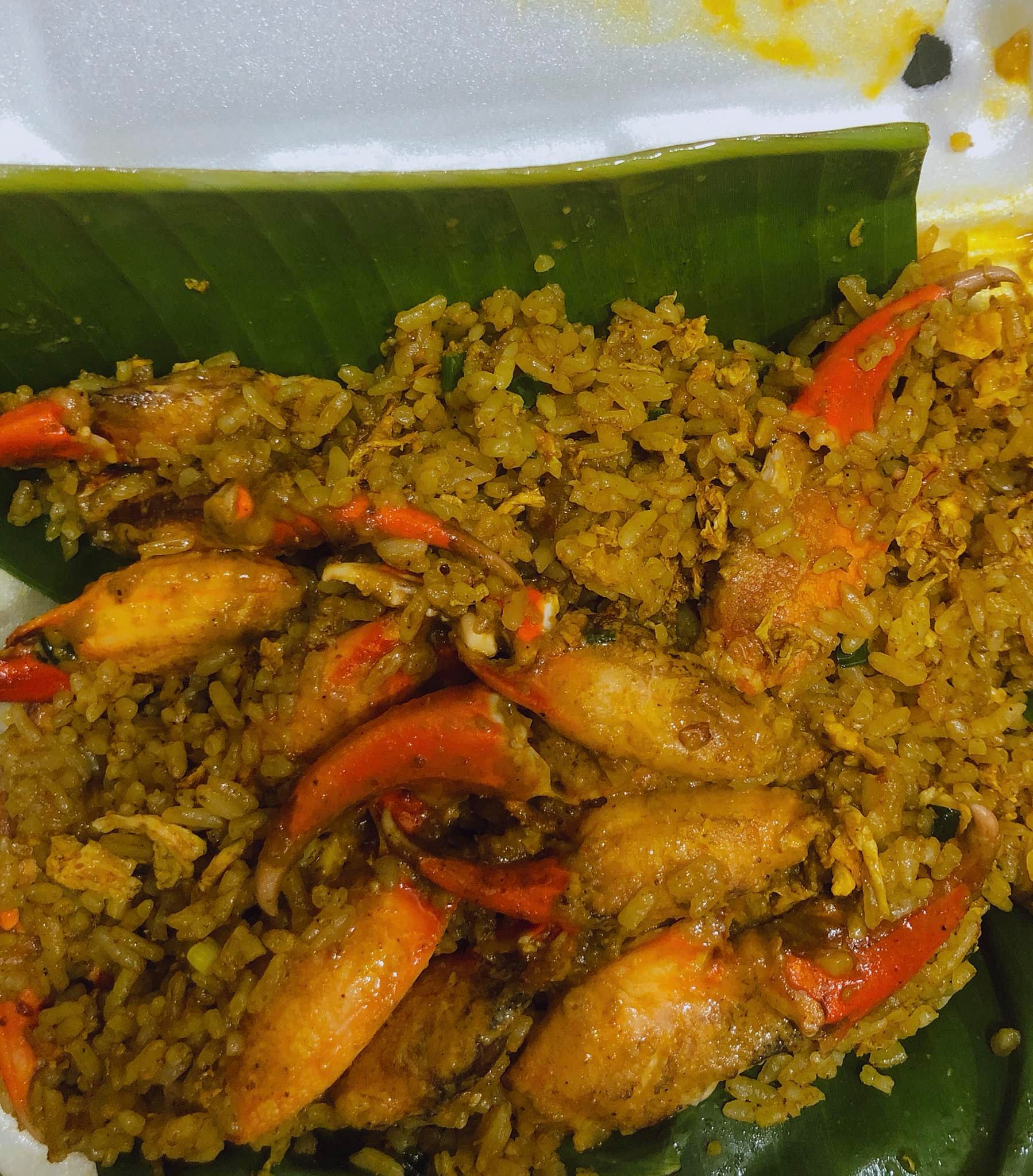 Cơm cua cary tại Quán Ăn Hải Đắc