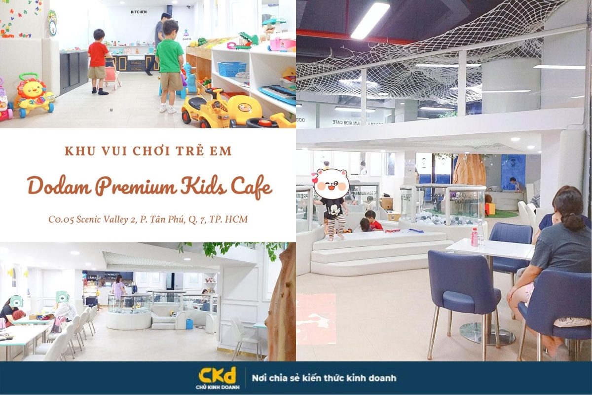 Quán cafe Dodam Premium Kids Cafe Quận 7 - Nơi tuyệt vời để ngồi cafe mà yên tâm cho trẻ em vui chơi thoải mái
