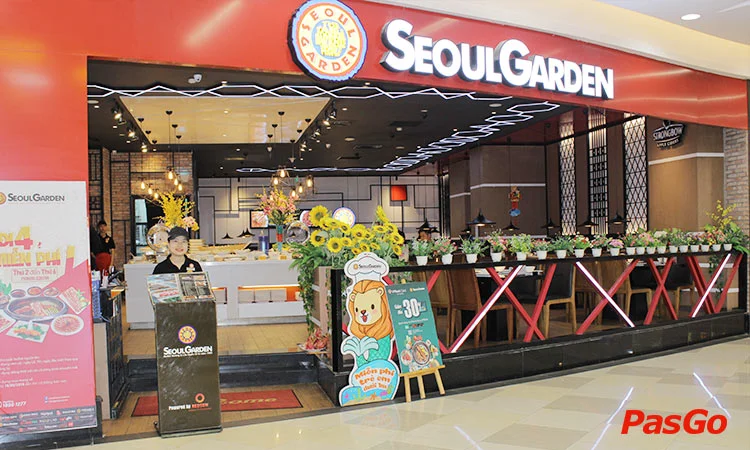 Seoul Garden - Buffet Lẩu & Nướng - toạ lạc trên tầng 5 rộng rãi thông thoáng tại Vạn Hạnh Mall