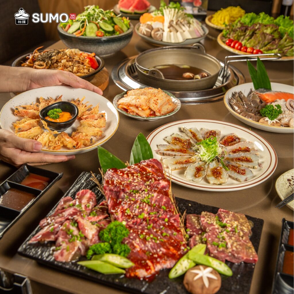 Nhiều món ăn ngon tại Sumo BBQ Buffet - Vạn Hạnh Mall