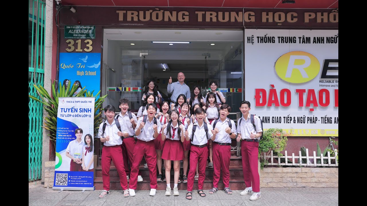 Trường THPT Quốc Trí có đông đảo học sinh tham gia và đạt được các thành tích vượt trội