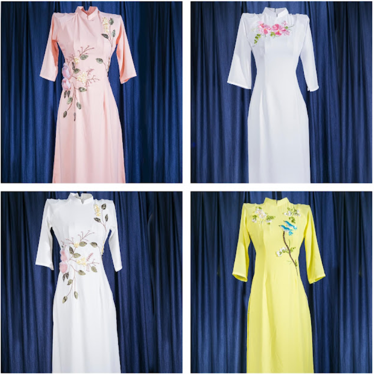 Mua áo dài may sẵn có thể sửa, có đầy đủ size