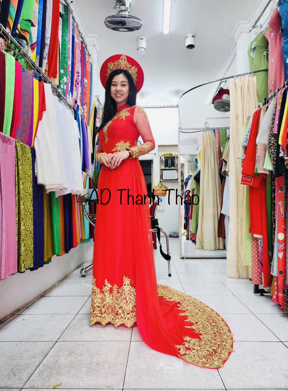 Áo dài Thanh Thảo - Shop bán áo dài may sẵn TPHCM rất chất lượng
