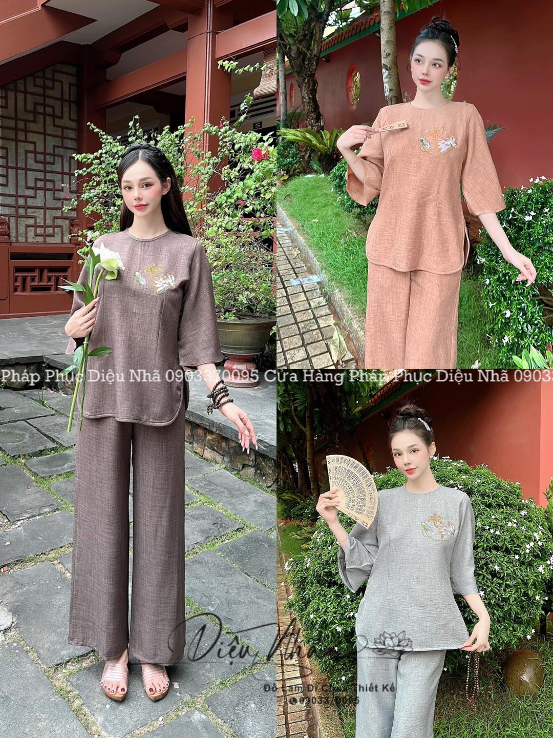 Shop Pháp phục Diệu Nhã - Shop bán đồ lam đi chùa ở TPHCM đẹp và chất lượng