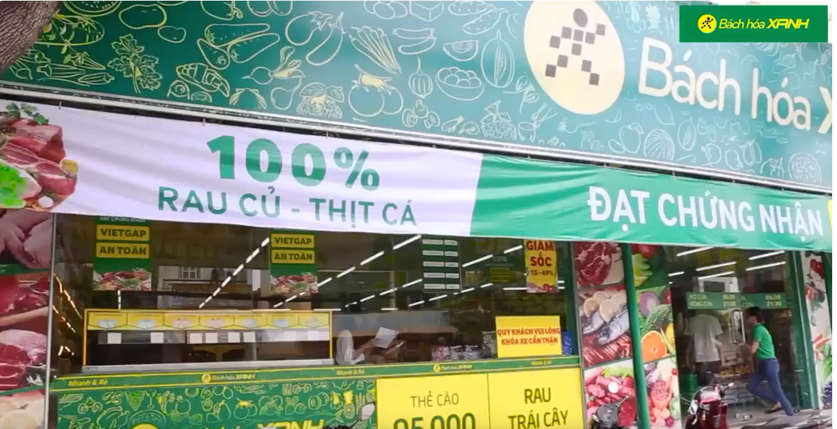 Bách hoá XANH 1212 Huỳnh Tấn Phát là địa điểm mua sắm lý tưởng cho người dân