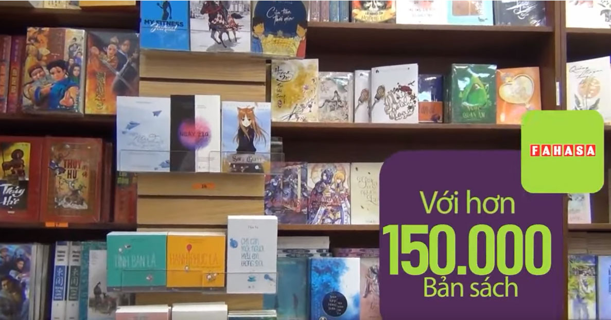 Nhà sách FAHASA Tân Định với hơn 150,000 bản sách các loại