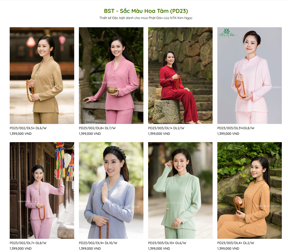 Shop Trang Phục Phật Tử - Thiện Phát