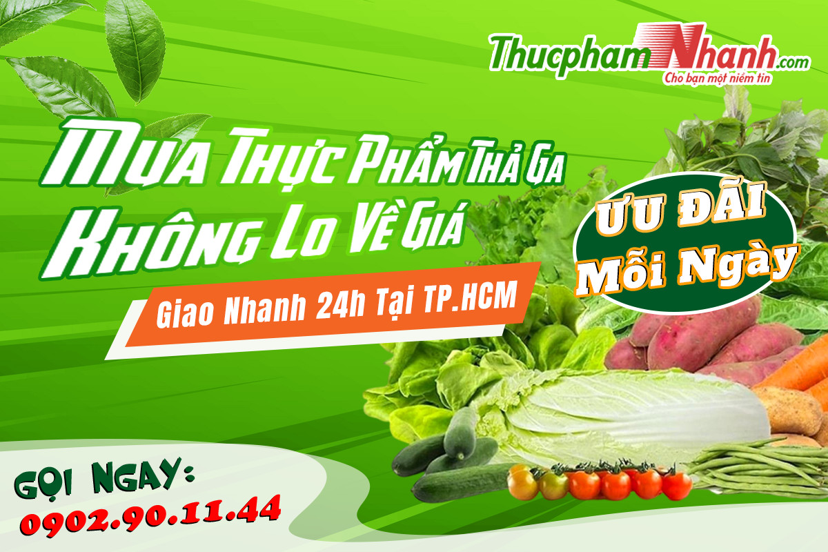 Công ty TNHH Thực Phẩm Nhanh tự hào là siêu thị thực phẩm trực tuyến đầu tiên tại TPHCM