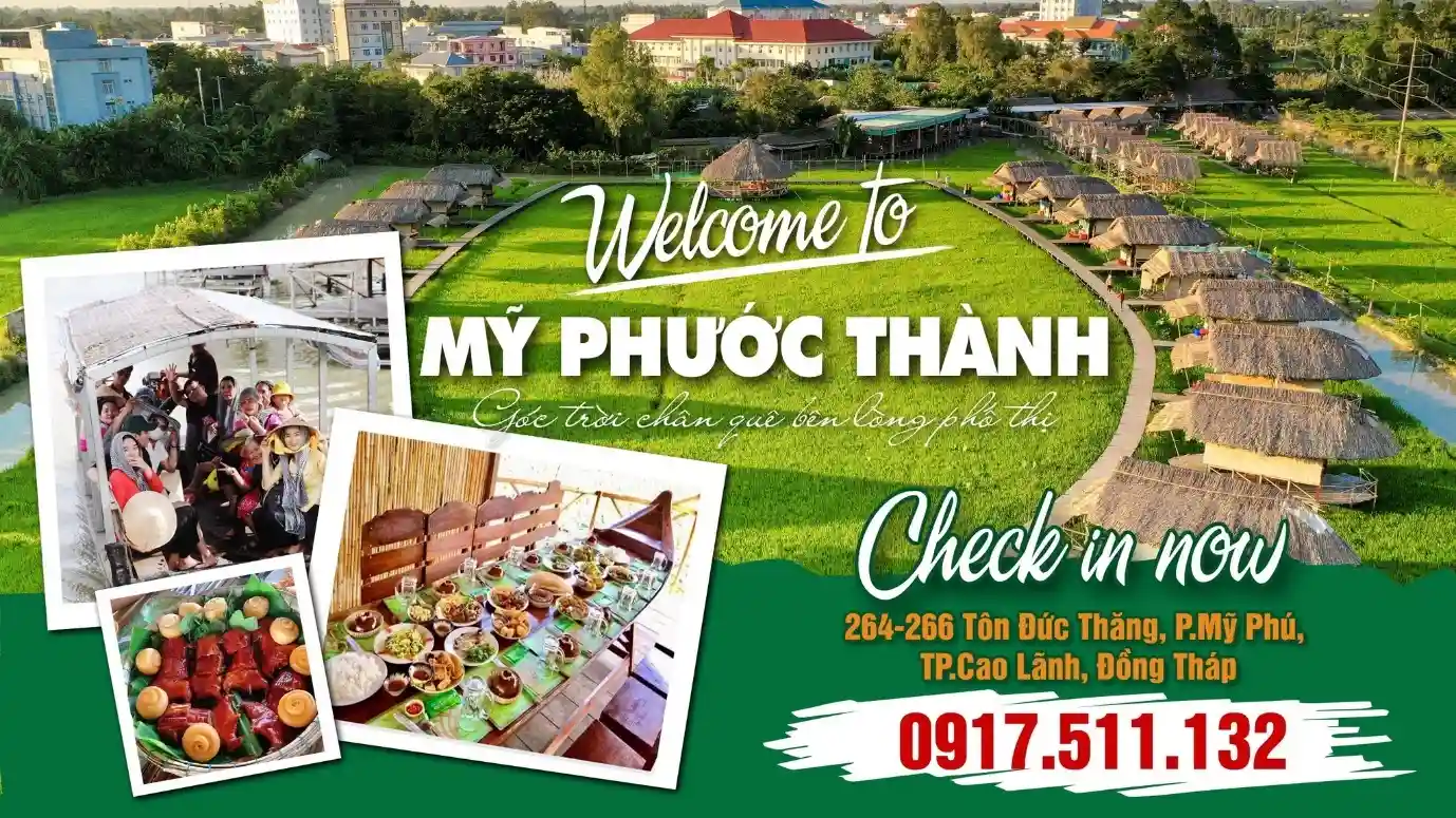Khu du lịch sinh thái Mỹ Phước Thành cực lãng mạn và yên tĩnh giữa chốn xô bồ phố thị
