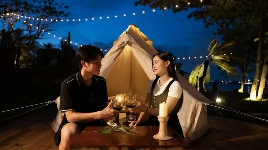 Asia Island Glamping là một trong những khu cắm trại qua đêm cực lý tưởng và lãng mạn
