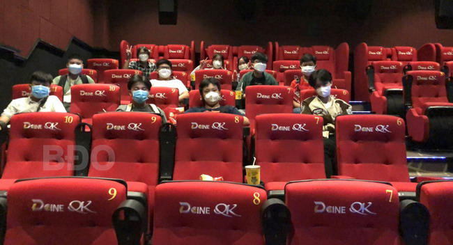 Rạp chiếu phim đêm DCINE có không gian thoải mái và sang trọng